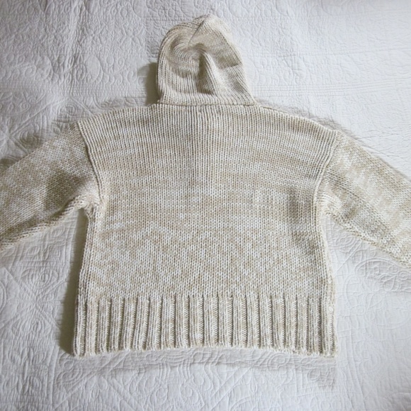 Soft Surroundings Sweater M White/Tan Marled - Picture 6 of 7